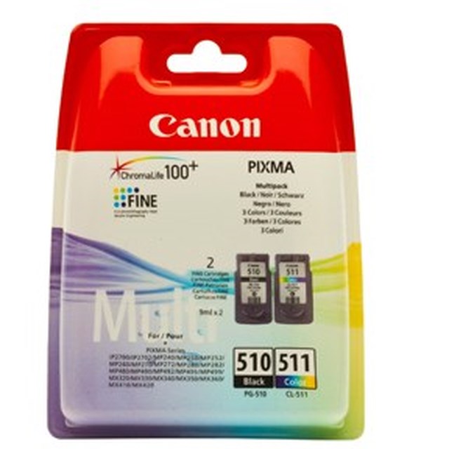 Ink-Jet Canon Pg-510/511 Multipack sv/cy/ma/gu - 1