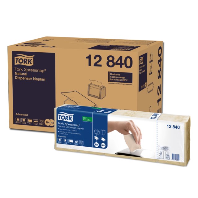 Servett Tork N4 Xpressnap natur 1125st/fp - 1
