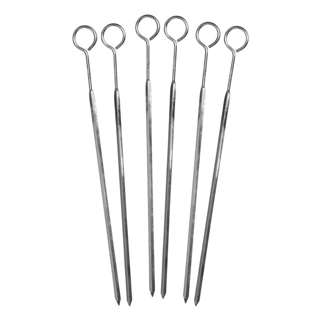 Grillspett 33cm 6-pack - 330mm - 1