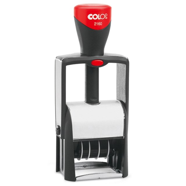 Datumstämpel Colop Stativ S2160 41x24mm svart - 41x24mm - 1