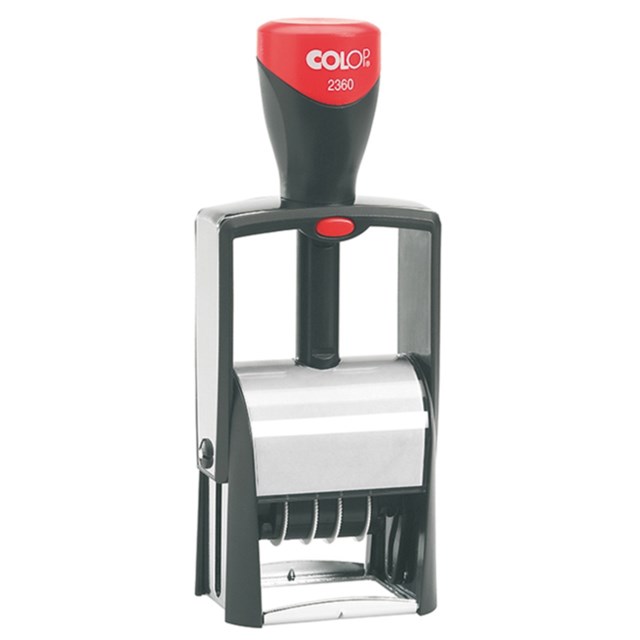 Datumstämpel Colop Stativ S2360 45x30mm svart - 45x30mm - 1