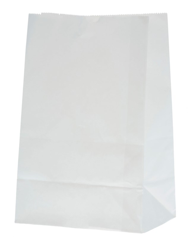 Konditoripåse SOS 155x85x230 vit 500/fp - 155x85x230mm - 1