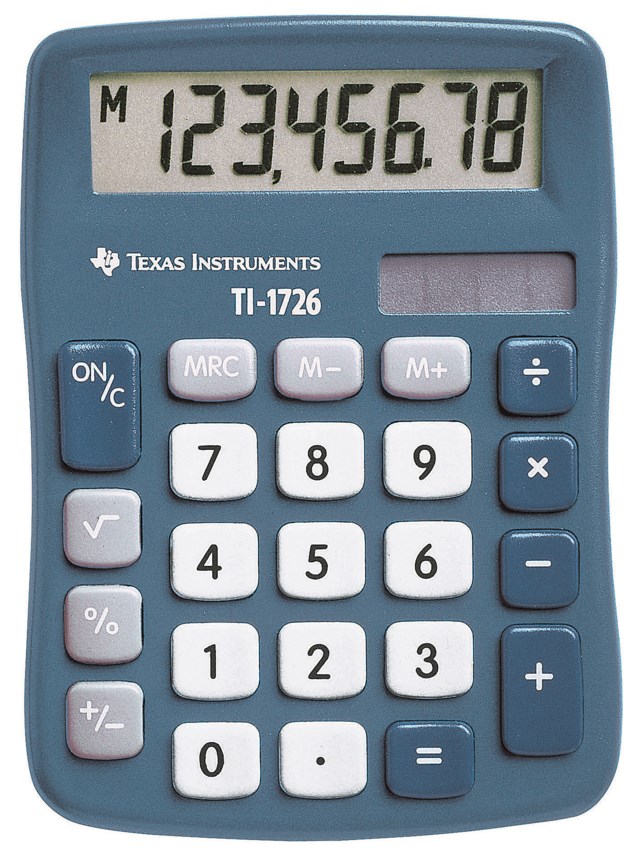 Räknare Texas TI-1726 - 1