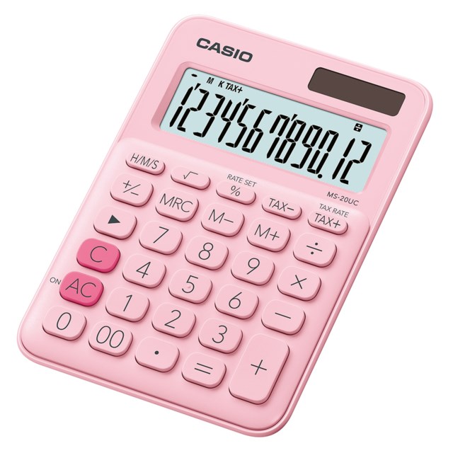 Bordsräknare Casio MS-20UC rosa - 1