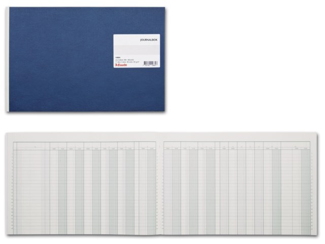 Journalbok 16 konton 48 sidor - 380x250mm - 1