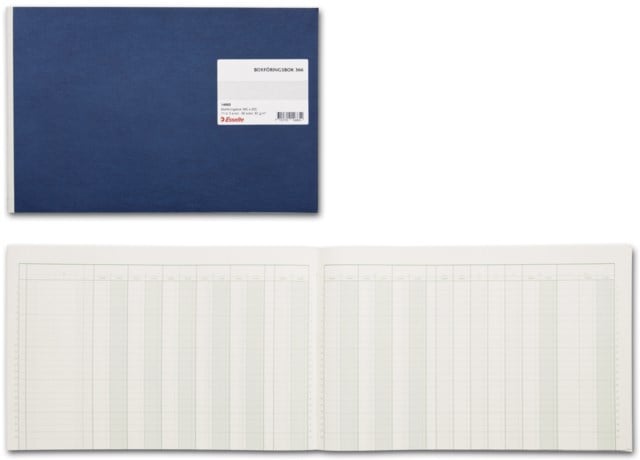 Journalbok 16 konton 96 sidor - 380x250mm - 1