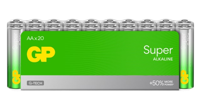 Batteri GP Super Alkaline AA LR6 20st/fp - AA/LR6 - 1