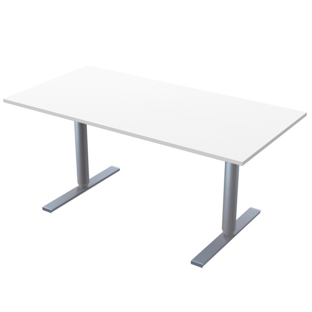 Bord El 2-Pelarstativ 140X80 Vit - 1400x800mm - 1