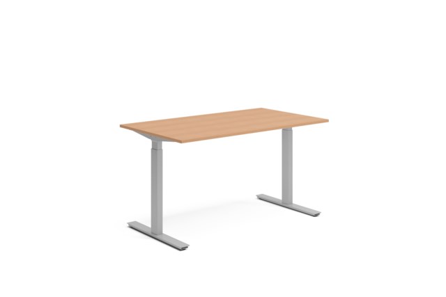 Ergofunk Smart 1400x800 mm silver/bok - 1400x800mm - 1