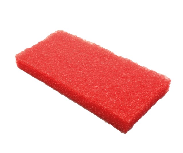 Skurblock Max 12x25 cm röd - 120x250mm - 1