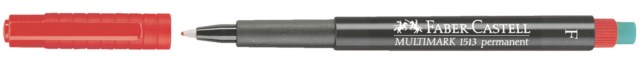 Overheadpenna Faber Castell Multimark P F Röd - 1