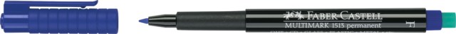 Overheadpenna Faber Castell Multimark P F Blå - 1
