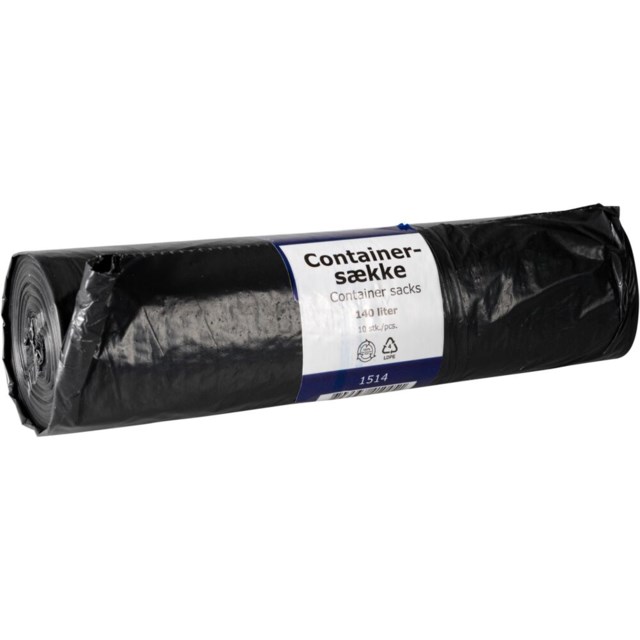 Containersäckar svarta 140L 10/rl - 140L - 1