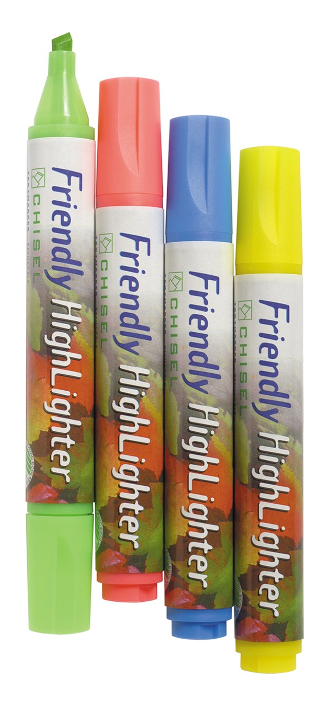 Överstrykningspenna Friendly 4-set - 1-4mm - 1