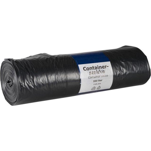 Containersäckar svarta 350L 9/rl - 350L - 1