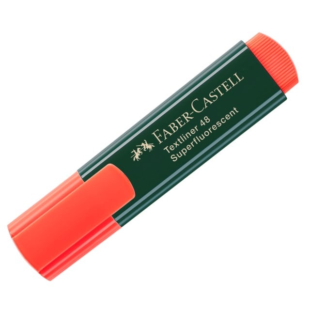 Överstrykningspenna Faber-Castell 1548 orange - 5-2-1mm - 1