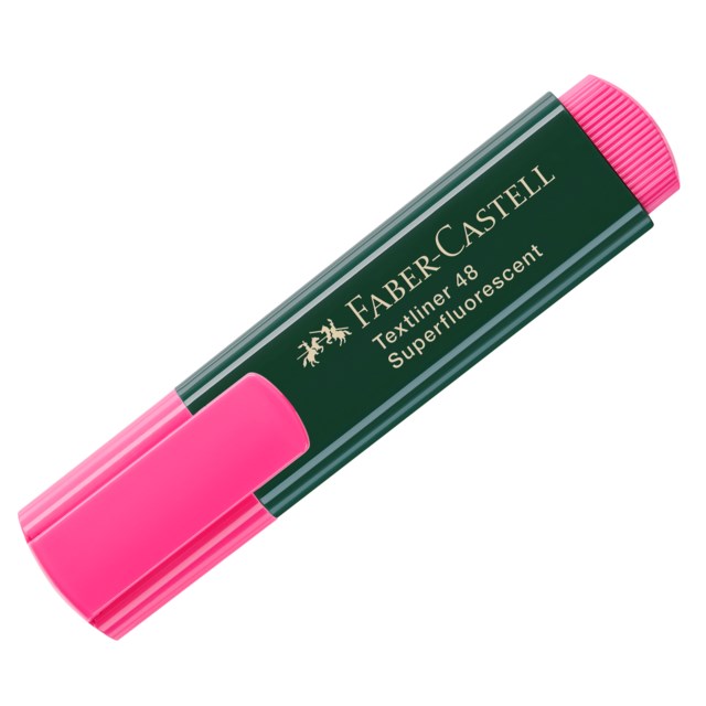 Överstrykningspenna Faber-Castell 1548 rosa - 5-2-1mm - 1