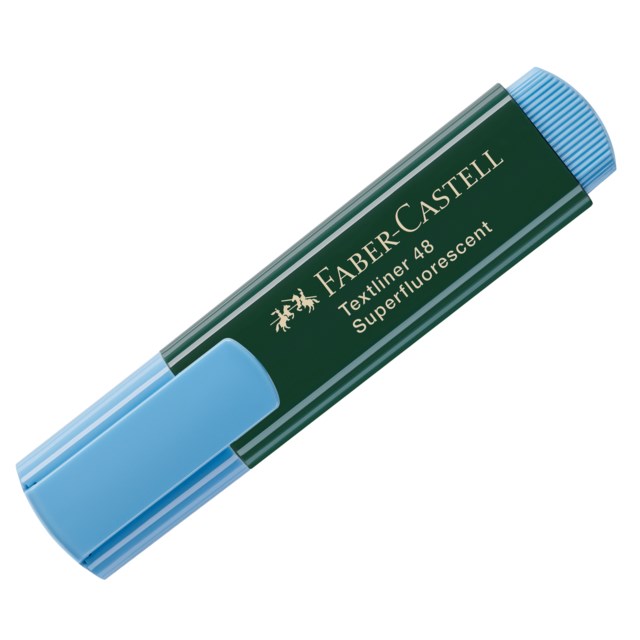 Överstrykningspenna Faber-Castell 1548 blå - 5-2-1mm - 1