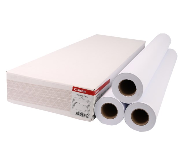 Papper Canon Standard 24" 610mm x 50m 90g 3rl/fp - 610mmx50m - 1
