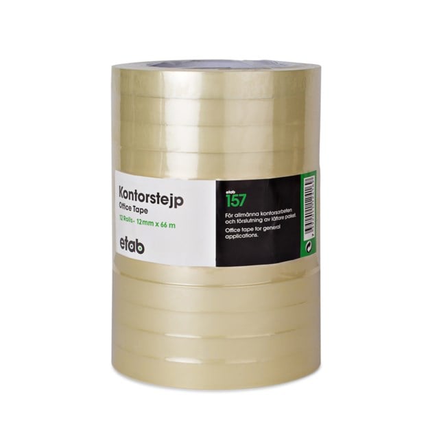 Kontorstejp Etab 12mm x 66m - 12mmx33m - 1