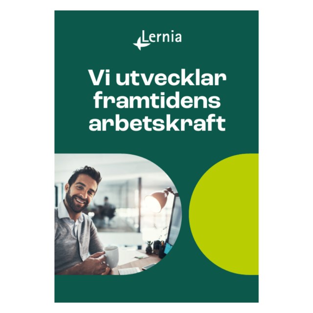 Lernia Poster Vi utvecklar framtidens arb. Man 70x100cm - 1