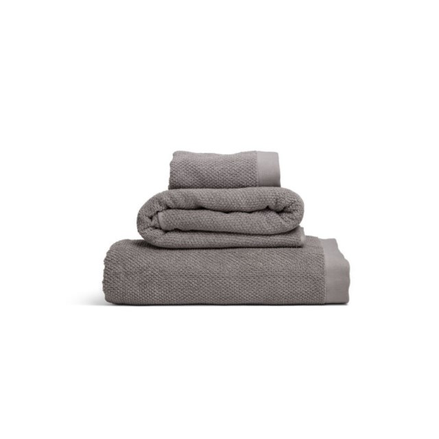 Frottéset Linda bomull/lin grå - 1