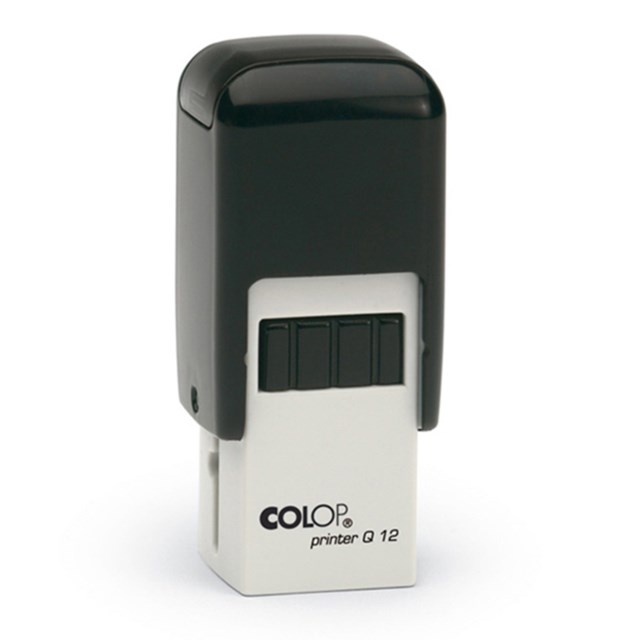 Kontrollstämpel Colop Q12 12x12mm svart - 12x12mm - 1