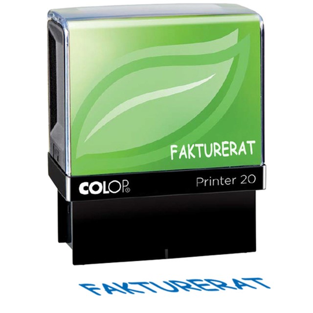 Stämpel Colop Fakturerat - 35x6mm - 1