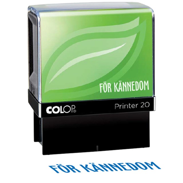 Stämpel Colop För Kännedom - 33x8mm - 1