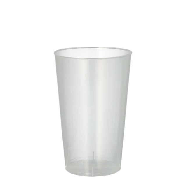 Plastglas 30cl, "reuse" 25st/fp - 30cl - 1