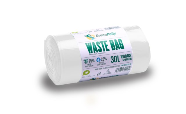 Sopsäckar GreenPolly grön 30L 100/rl - 30L - 1
