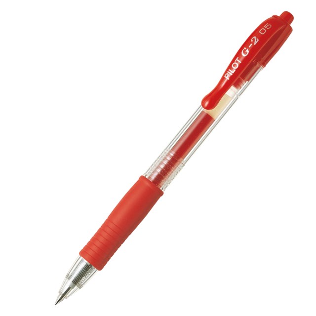 Gelpenna Pilot G2 0,5 röd - 0,5mm - 1
