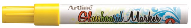 Märkpenna Artline Glassboard fluo gul - 1
