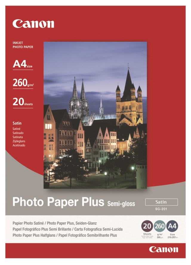 Fotopapper Canon SG-201 A4 260g 20ark/fp - A4 - 1