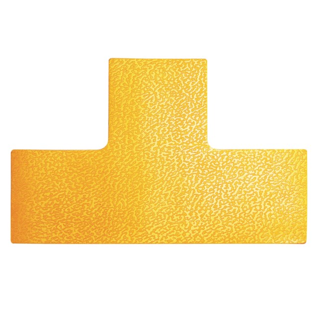 Lagertejp Durable T-form gul 10st/fp - 100x0,7x150mm - 1