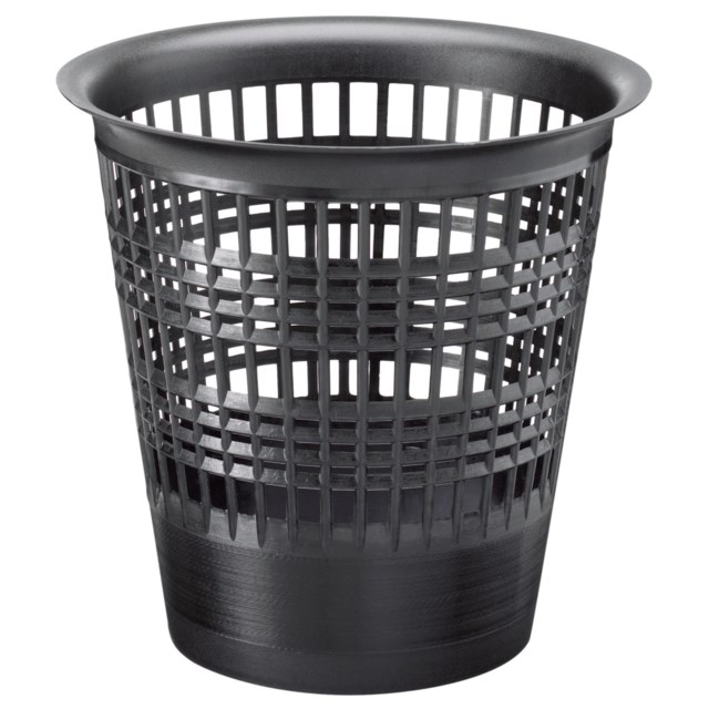 Papperskorg Economy 13L svart - 13L - 1