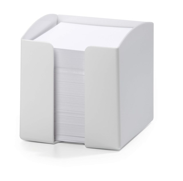 Blockkubshållare Durable TREND, transparent, 800 papper - 1