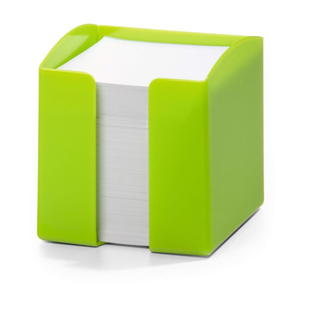 Blockkubshållare Durable TREND, transparent, 800 papper - 1