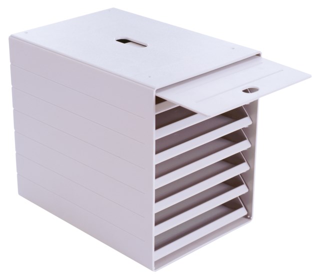 Blankettbox Idealbox Plus 7-fack grå - 1