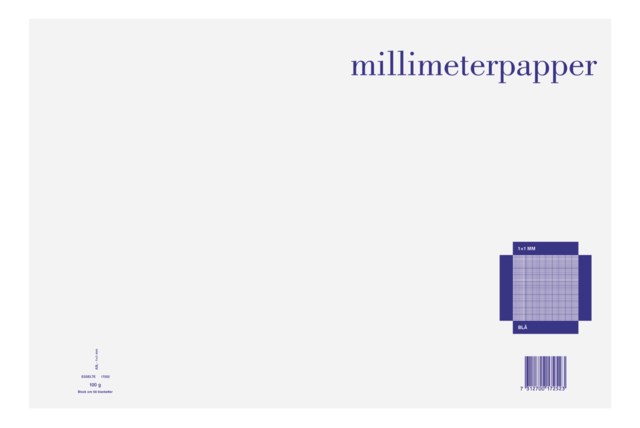 Millimeterpapper A3L - A4 - 1