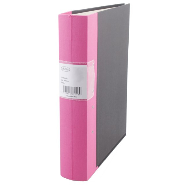 Gaffelpärm Actual A4 60 mm ljusrosa - XL - 1