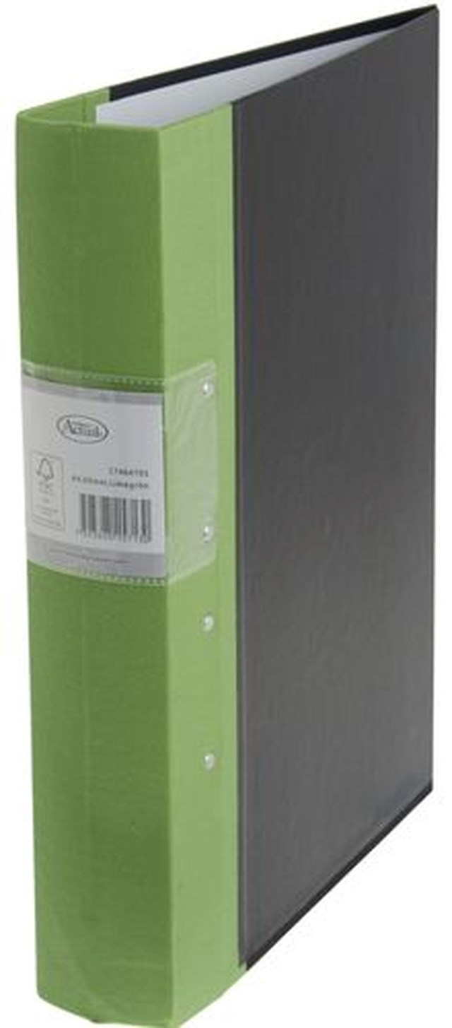 Gaffelpärm Actual A4 60 mm trärygg, limegrön - S - 1