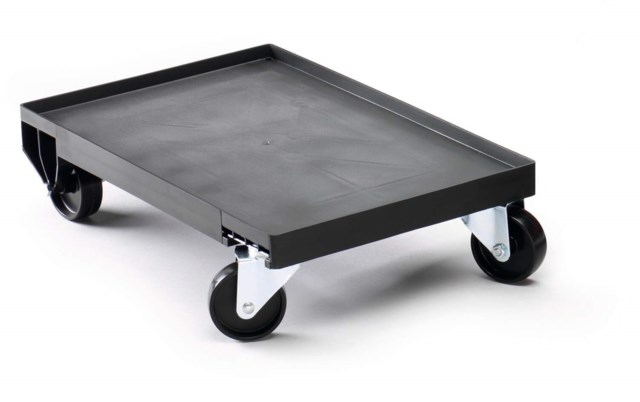 Backvagn Durable 40x60 cm, slagtålig plast, svängbara hjul - 1