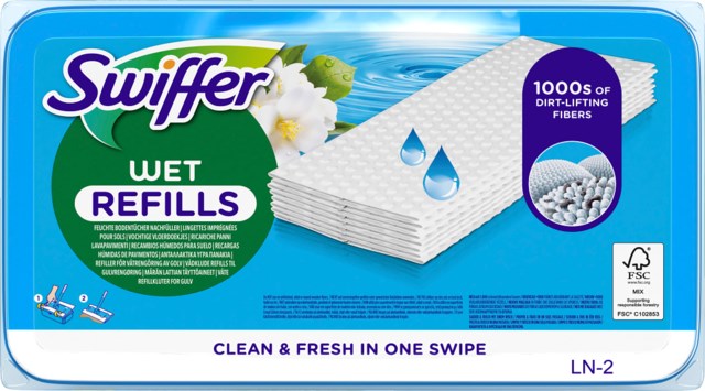 Golvdukar Swiffer Floor Wet Morning Fresh Refills, 24 st - 1