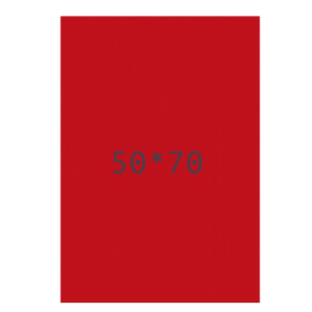 Textkartong 50x70 270 g röd 10/fp - A4 - 1