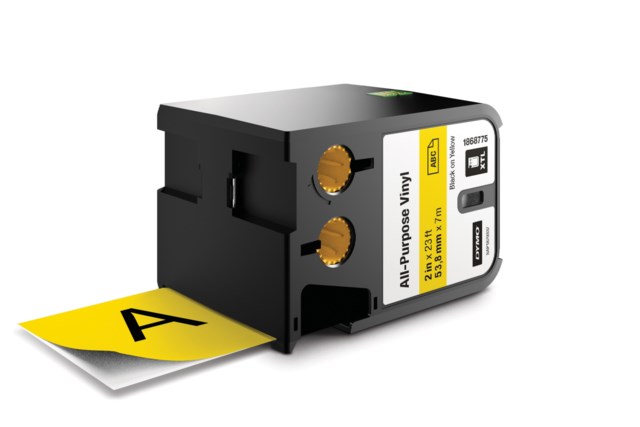 Flerfunktionsvinyl Dymo XTL 54 mm svart/gul - 1