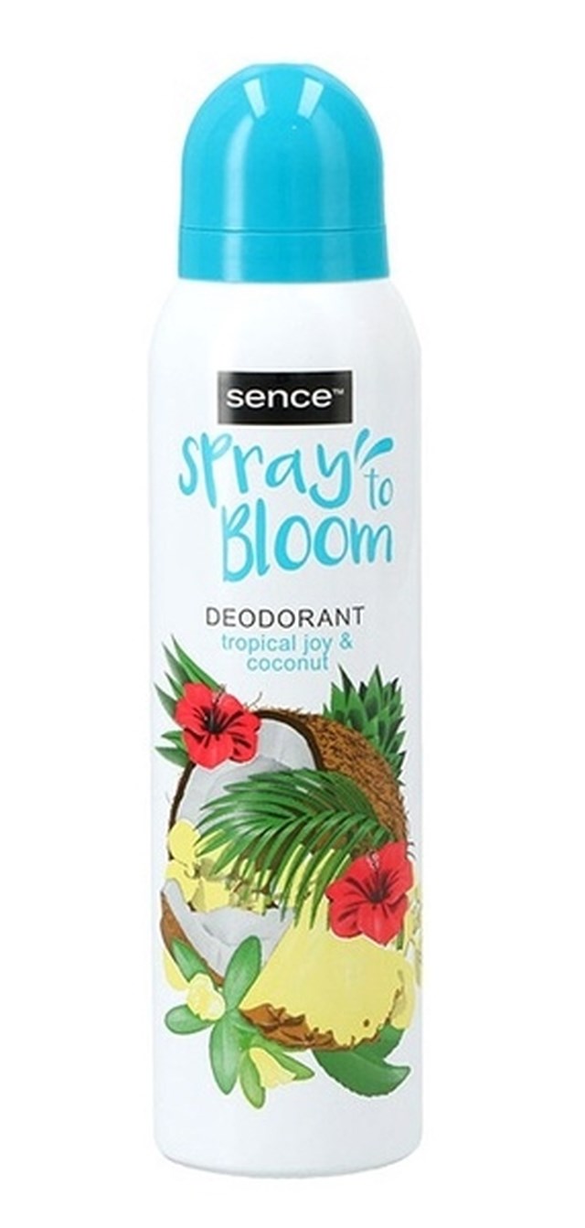 Deodorant Sence Spray To Bloom Tropical Joy & Coconut 150ml - 1
