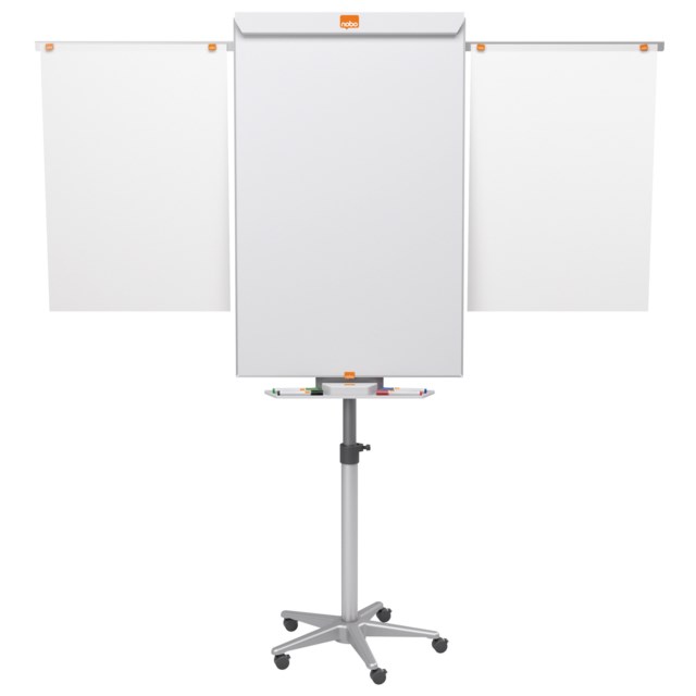 Blädderblocksställ Nobo Classic Steel hjul - 1