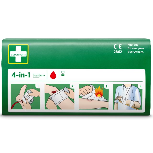 Blodstoppare Cederroth 4-i-1 (1910) - 140x230mm/100mmx3m - 1