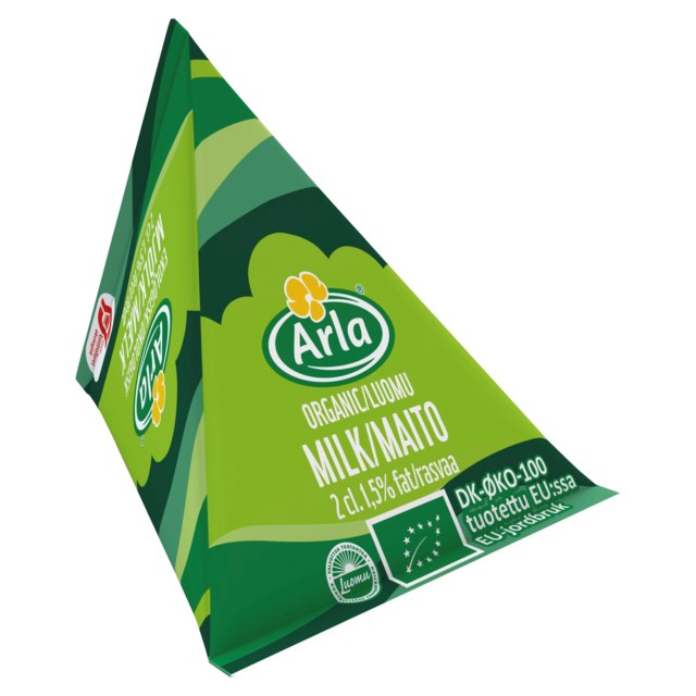 Mjölk Portion Arla Ekologisk Trekantsfp 100St/Fp - 1